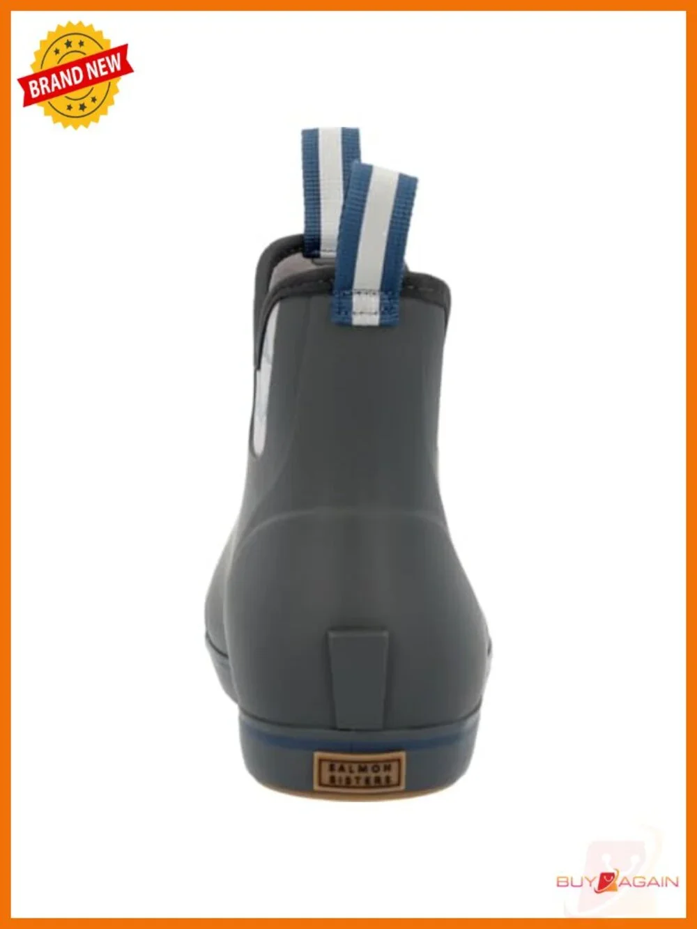 6in Ankle Rain Boot - Waterproof Pull-On Slip-Resistant Mesh Liner
